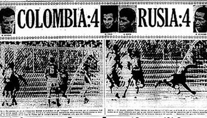 Noticia sobre el Colombia vs URSS de 1962 rebautizado como “Con Colombia Casi Perdemos” - Odio Eterno Al Fútbol Moderno