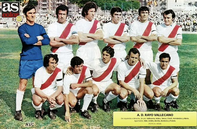 Rayo Vallecano en la temporada 1972-1973 - Odio Eterno Al Fútbol Moderno 