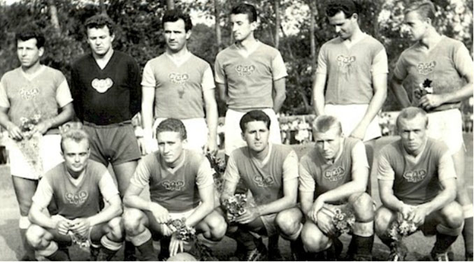 Futbolistas del Dukla Praga en la década de 1950 - Odio Eterno Al Fútbol Moderno
