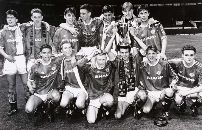 Manchester United campeón de la FA Youth Cup de 1992 - Odio Eterno Al Fútbol Moderno